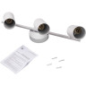 Светильник JAZZWAY 5066663 PCL-0403 3xGU10 IP20 230В WH