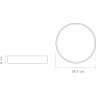 Светильник светодиодный потолочный JAZZWAY PPB SCANDIC-R 36W 4000K WH/W IP20