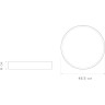 Светильник светодиодный потолочный JAZZWAY PPB SCANDIC-R 90W DIM 3000-6500K WH/W IP20