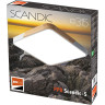 Светильник светодиодный потолочный JAZZWAY PPB SCANDIC-S 24W 4000K GR/W IP20