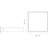 Светильник светодиодный потолочный JAZZWAY PPB SCANDIC-S 36W 4000K WH IP20