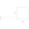 Светильник светодиодный потолочный JAZZWAY PPB SCANDIC-S 72W 3000-6500K GR/W IP20