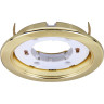 Светильник встраиваемый JAZZWAY PGX53 10639. 3 ZOLOTO GLYANCEVOE 106*39MM