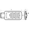 Светильники светодиодные консольные JAZZWAY PSL 07 80W 5000K GR IP65