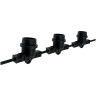 Уличная гирлянда JAZZWAY (1763) Белт-лайт PBL-S60/ L18+1.5 Black E27 (универсальное крепление) IP65