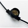 Уличная гирлянда JAZZWAY (1763) Белт-лайт PBL-S60/ L18+1.5 Black E27 (универсальное крепление) IP65