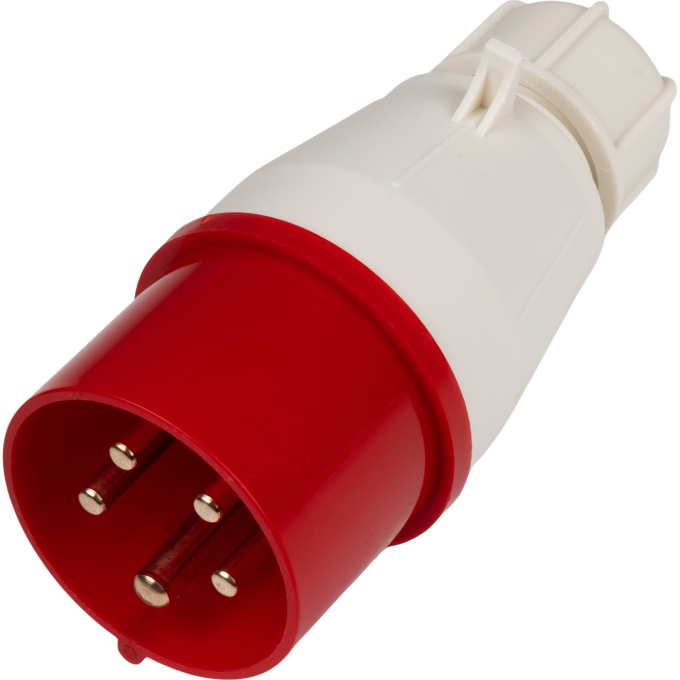 Вилка переносная JAZZWAY PRO 5072374 PPC 025 3Р+РЕ+N 32А 380В IP44